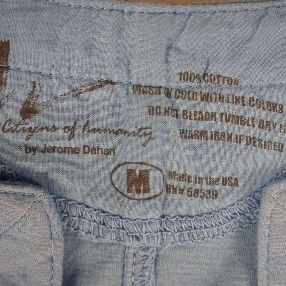 Citizens of Humanity Tunic Long sleeve Blue NWOT - Picture 8 of 11